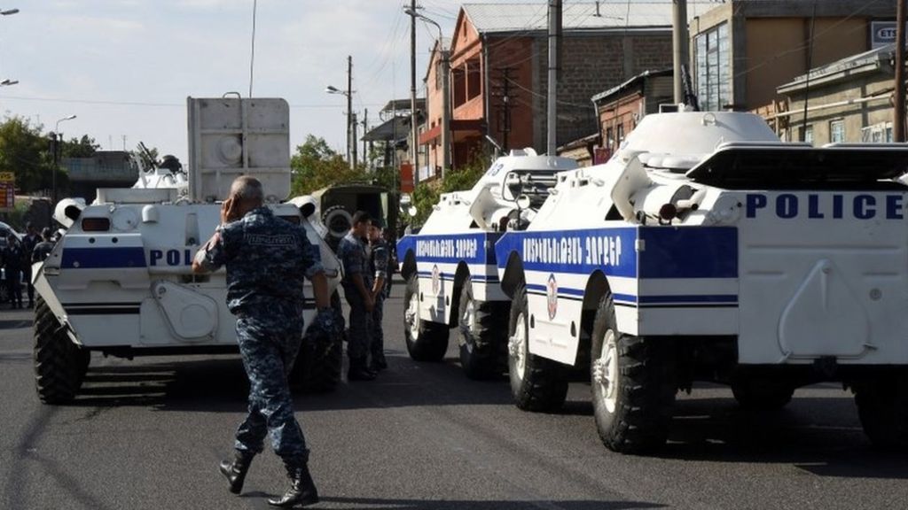 Yerevan Police Station Seized by Radical Opposition Group geotv.ge